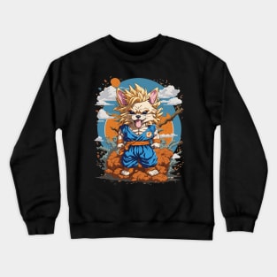 Vegeta Cat Crewneck Sweatshirt